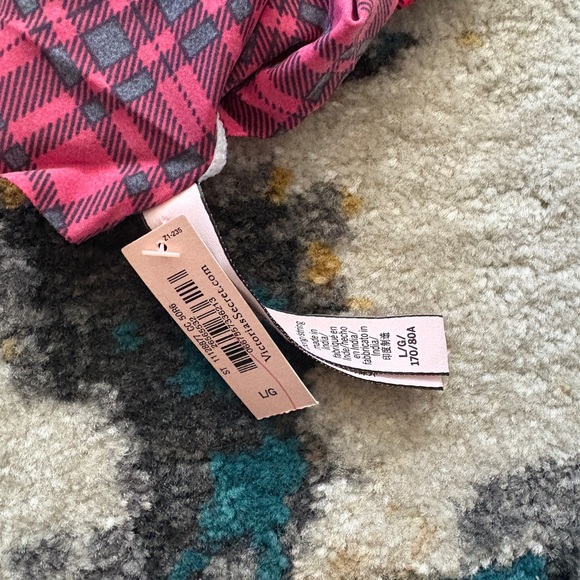 Victoria's Secret Pink Plaid Bikini Bottom - Picture 3 of 3